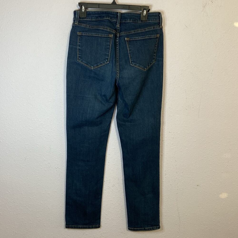 NYDJ Women Mid-rise Medium Washed Slim Straight Leg Jeans Size 8 - Picture 4 of 7
